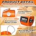 Copkim 12 Pcs Handheld Tally Counter, 4 Digit Number Clicker Counter, Metal Hand Mechanical Register for Coaching, Knitting, People, Golf and Row(Bright)