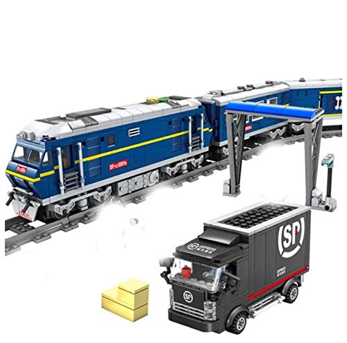 Preisvergleich Produktbild KAZI Elektrische Eisenbahn aus der Rail Train Serie, 1192 Teile, KY98220