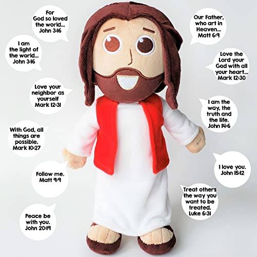 Muñeco Jesús que Habla con 10 Frases Bíblicas miniatura 3