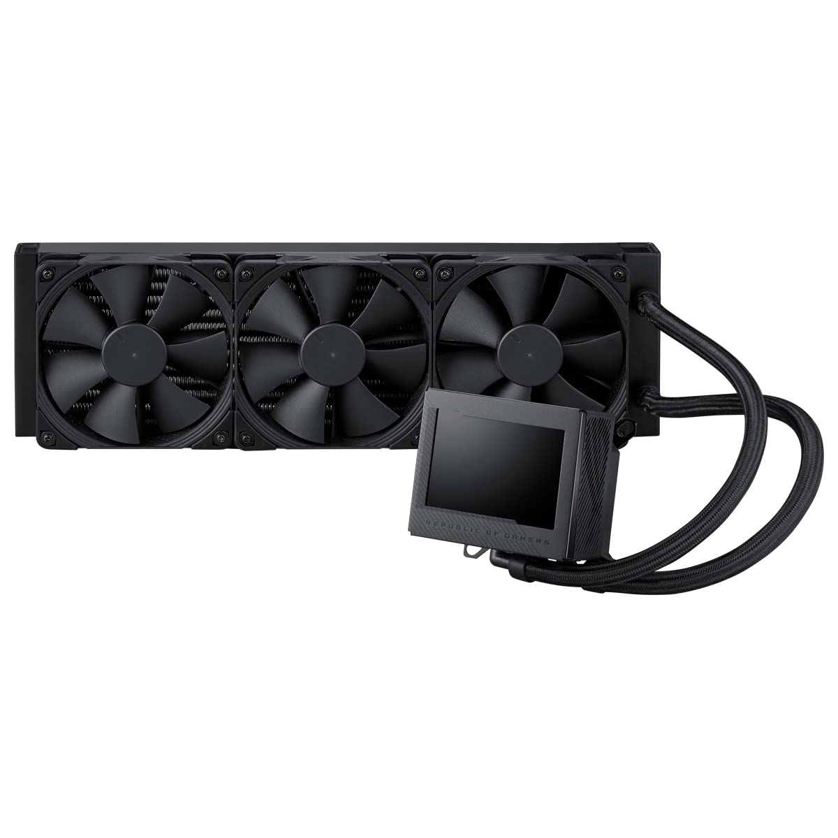 Asus ROG Ryujin III 360 - Kit de Refrigeración Líquida CPU, Pantalla LCD de 3.5", Bomba Asetek 8a Generación, Ventilador Integrado y 2 Ventiladores de Radiador Noctua 2000 PWM de 120 mm