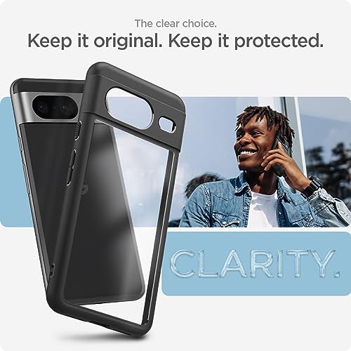 Image of Spigen for Pixel 8 Case, Ultra Hybrid[Anti-Yellowing] [No Magnet Ring] - Matte Black