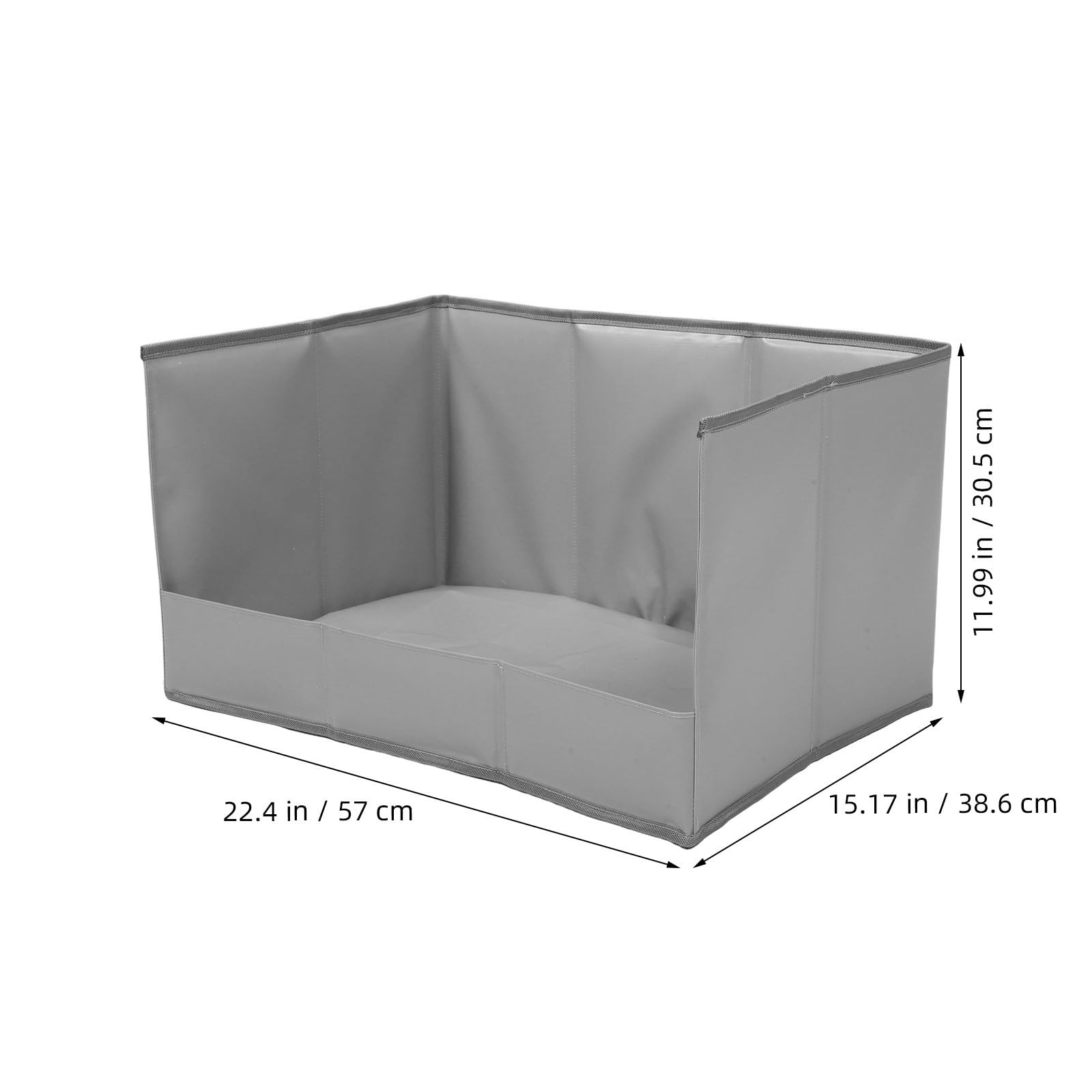 VALICLUD Enclos Pliable à Parois Hautes pour Toilettes de Petits Chiens, Pare-éclaboussures Étanche en Polyester, pour Usage Intérieur et Maison