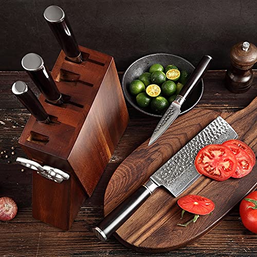 Set Cuchillos Cocina 7 Piezas Acero Inox Base miniatura 6