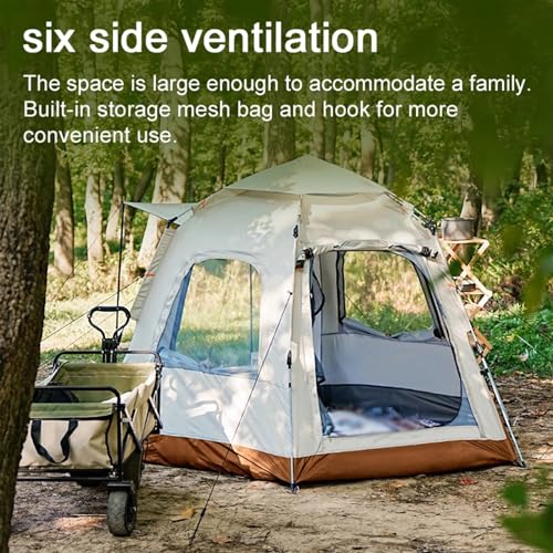 Carpa automática para camping 4-6 personas impermeable miniatura 2