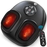 CooCoCo FSA HSA Eligible Foot Massager with Heat, Plantar Fasciitis Feet Massager with Remote, Gifts for Women Men Mom Dad, Deep Kneading & Compression, Foot Warmer for Home Office, Fits Size up to 14