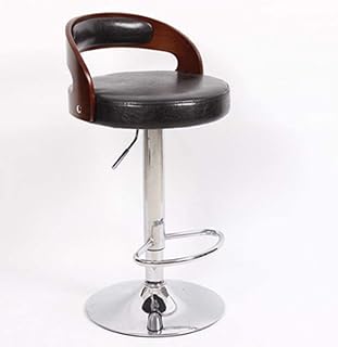 DAGCOT Sillas for desayunos Comedor Silla de heces Desayuno en Madera Maciza con Silla Alta Silla de la Cocina, Metal Trona