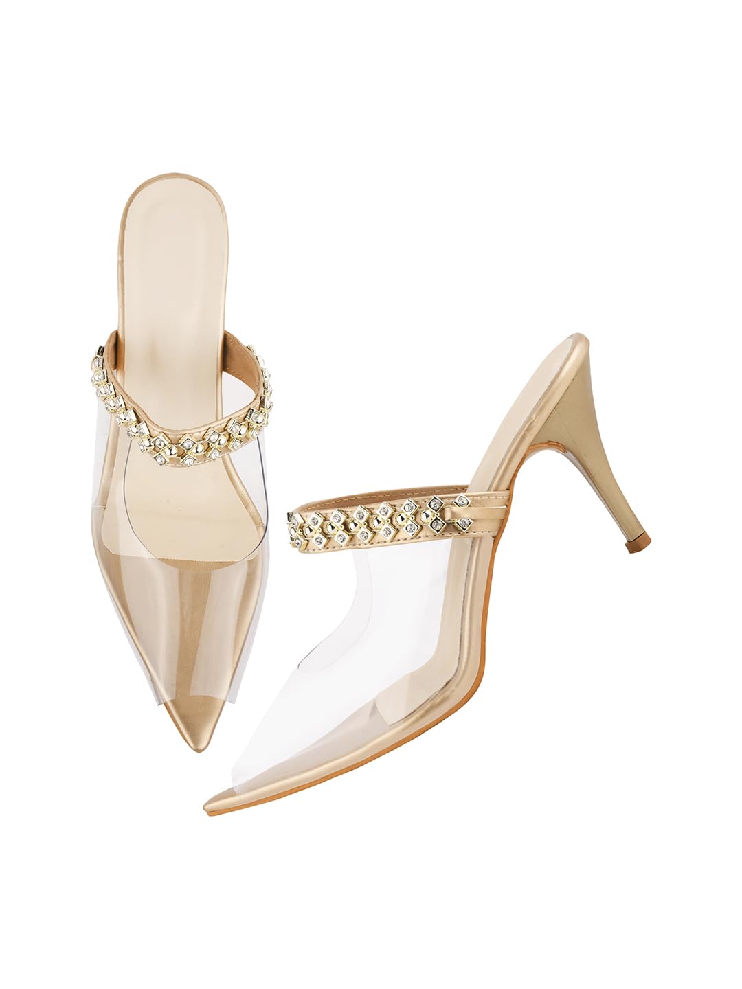 TRYME Transparent Bellies Womens Fashion Pointed Stiletto Heel Pump Shoes for Party and Formal Occasions (B0D4QHW2HP) Amazon Price History, Amazon Price Tracker