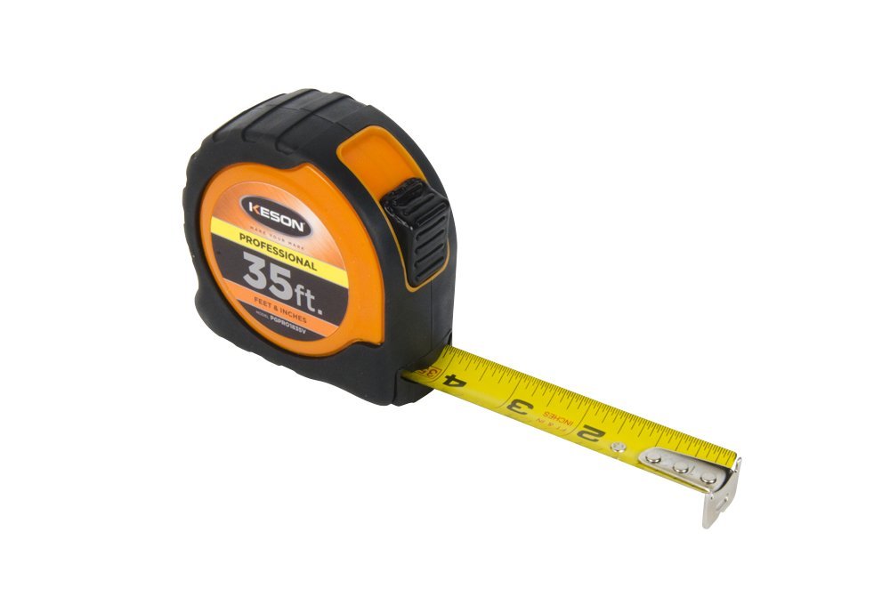 工具 メジャー クリッパー ✣新品✣ Amazon | Keson 巻尺、1 x 35 FT、オレンジ/ブラック、PGPRO1835V 35