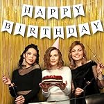Birthday Party Decorations: 3 Pack 3.3 x 9.9 ft Gold Foil Fringe Curtains Party Supplies, Tinsel Curtain Backdrop for Parties/Birthday/Photo Booth - Image 4