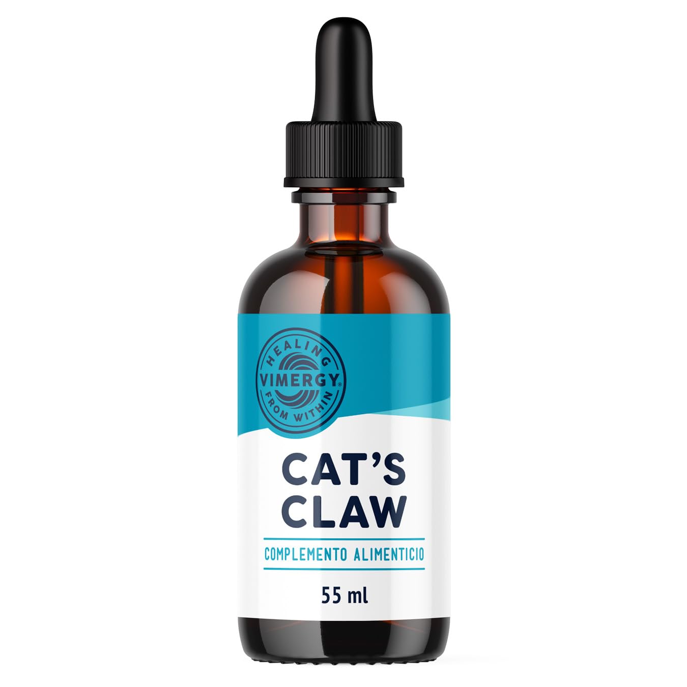 Vimergy Cat’s Claw – 55 ml, 27 Dosis – Uña de Gato Gotas – Extracto de Uña de Gato Líquido con Glicerina – Suplemento Vegano – Formulado sin Azucares o Aglutinantes – Sin OMG ni Gluten