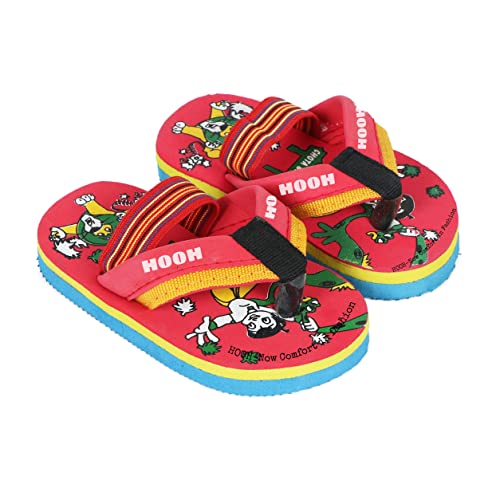Image of HOOH Kids Cute Cartoon Slippers for 6 Months to 5 Years of Boys and Girls (Backstrap up to 24 Months only)