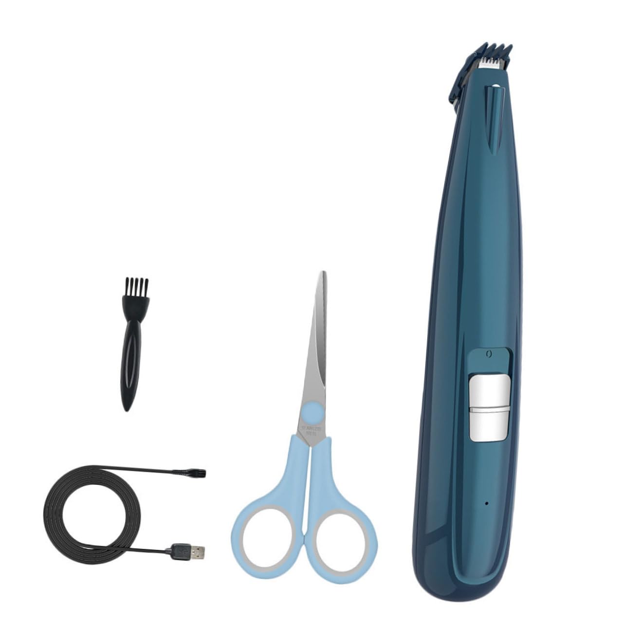 GALPADA 1 Set Portable Pet Hair Trimmer Low Noise Dog Cat Grooming Tool USB Rechargeable Removable Comb for Uniform Shaving Design for Easy Personal Professional Use