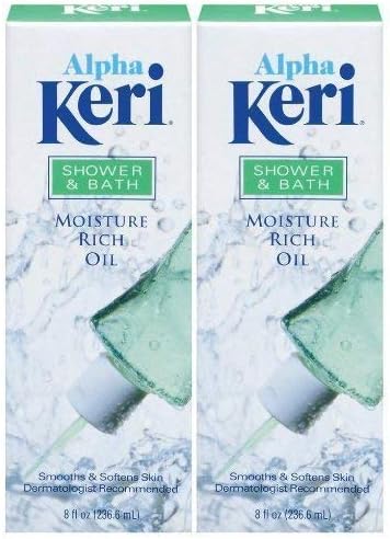 Amazon Keri アルファシャワーとバスタブモイスチャーリッチオイル8オンス 2パック 2パック 液体入浴剤 バスオイル 通販