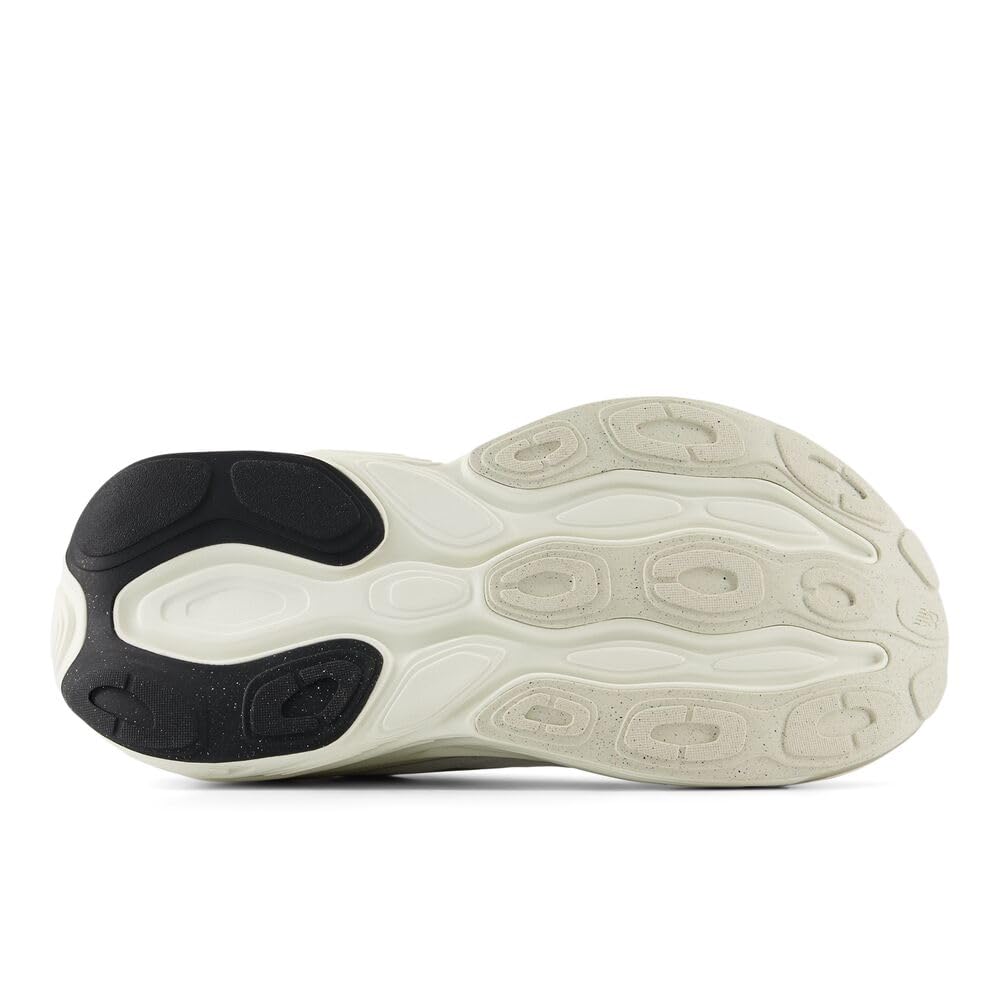 New Balance Women's Fresh Foam X More V5 Running Shoe, White/Sea Salt/Light Gold Metallic, 8