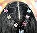 50 pinzas para el pelo con forma de flor tipo perla para...