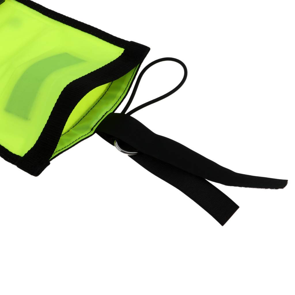 5FT/6FT Surface Marker Boje - Boya de señalización para Buceo, Snorkel y Pesca de lanzado, Verde Fluorescente, 5FT