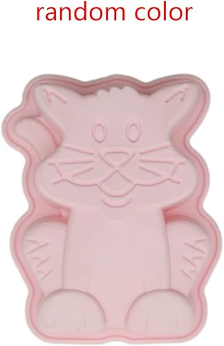 Miniatura 3 de Molde lindo gato molde de silicona molde de pastel de azúcar pastel de frijoles verdes molde caramelo chocolate bloque de hielo postre francés