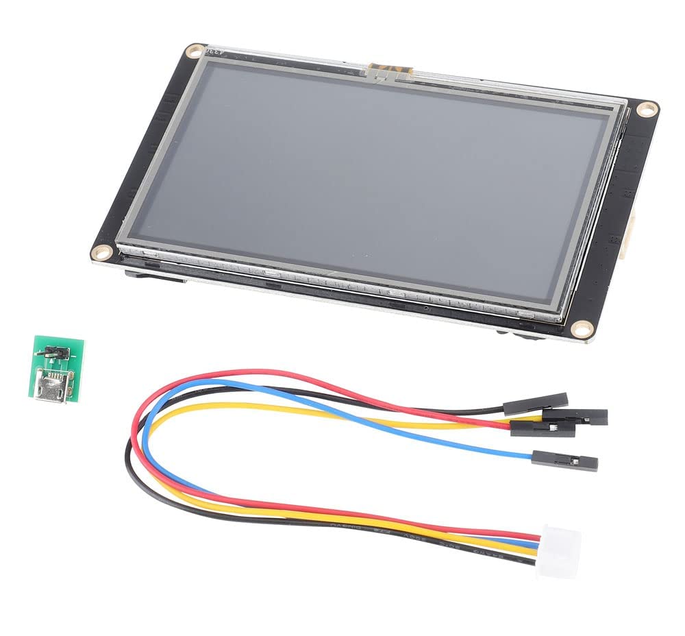 Inglese Nextion Enhanced 4.3 ''HMI USART UART Seriale TFT Touch Display Modulo Schermo Pannello per Arduino Raspberry Pi ESP8266 (NX3224K043)