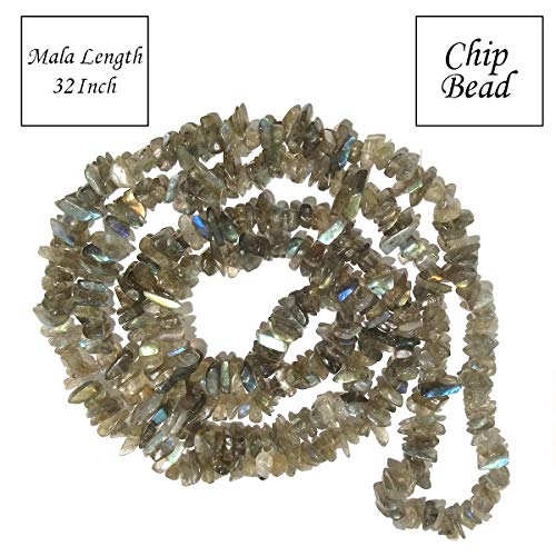 Image of Reiki Crystal Products Certified Natural Crystal Stone Chip Mala Necklace Collection for Men & Women, Reiki Energized Gemstone Jewellery for Meditation, Yoga, Spiritual Styling & Everyday Wear, Multiple Stone Variants