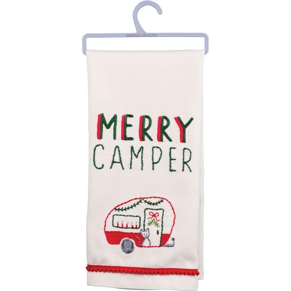 Merry Camper Torchon 100 % coton