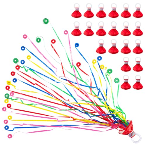 Image of Confetti Poppers, Plastic No Mess Streamers, Party Poppers for Birthday,Wedding,Celebrations,Graduation Party (Colorful, 20 Pack)