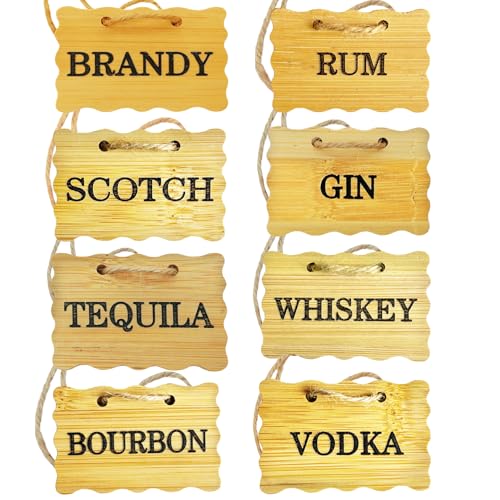 Etiquetas de licor XANADU elegantes para botellas de whisky, vino o ron 3