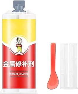 All-Purpose Repair Glue, Casting Repair Glue, Metal Adhesive Repair Agent High Strength Welding Glue, High Temperature Resistant Liquid Metal Welding Filler (1PC)