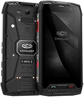 VGOLY Smart Phones Conquest S11, 4GB+64GB, Função Walkie Talkie, RFID, 2W DMR, Bateria 7000mAh, IP68 Impermeável À Prova de Poeira À Prova de Choque, Identificação por Impressão Digital, 5.0 polegadas