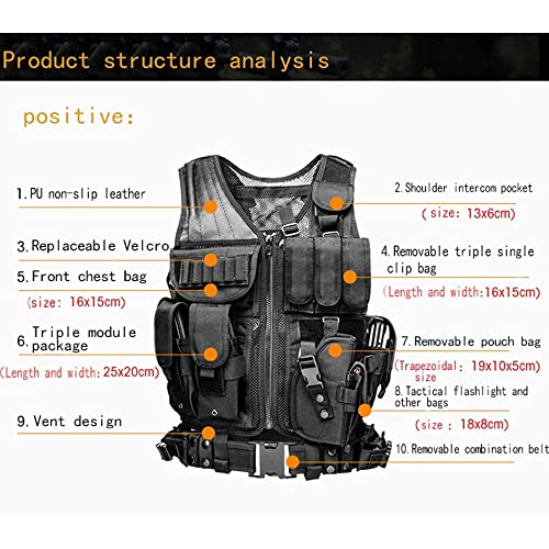 AZB Tactical Airsoft Paintball Vest