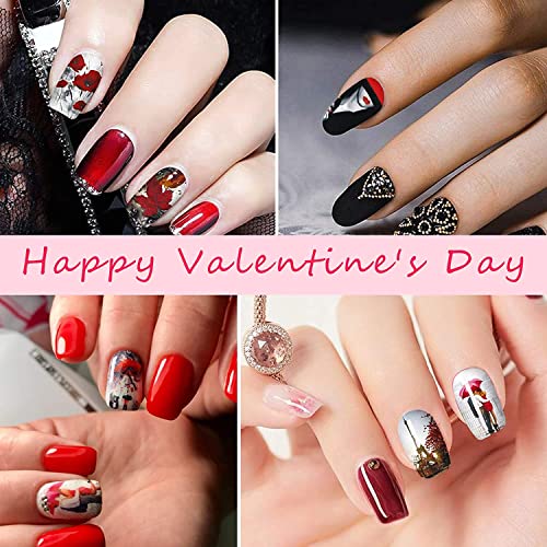 72Pcs Romantic Nail Stickers Water Transfer For Women Girls Nail Decals Trendy Manicure Full Nail Wraps Nail Art Sticker Decoration Supplies(A) (72Pcs Maple Tower In Paris, France Nail Sticker) #TOP4
