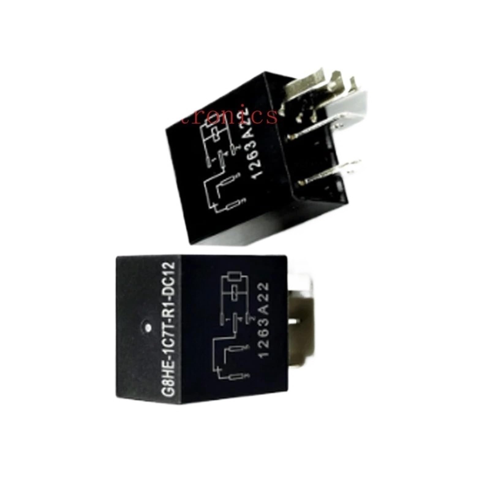 Relais automobile G8HE-1C7T-R1-DC12, 5 pièces