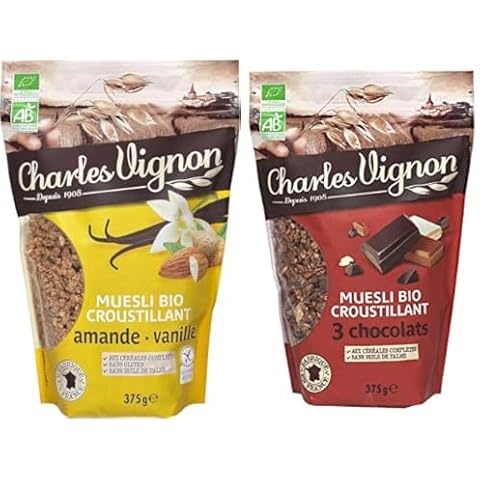Muesli Bio Charles Vignon - Amandes Vanille & 3 Chocolats Cover