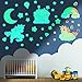 Xcsaide Unicorno Adesivo Luminoso Notturno, Adesivi Cameretta Bambini, Cielo Stellato Adesivi, Decorazioni Pareti Cameretta Bimba(Unicorno)