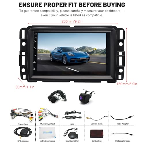 Radio de auto 7 pulgadas para Chevrolet Traverse 2013-2017 miniatura 2