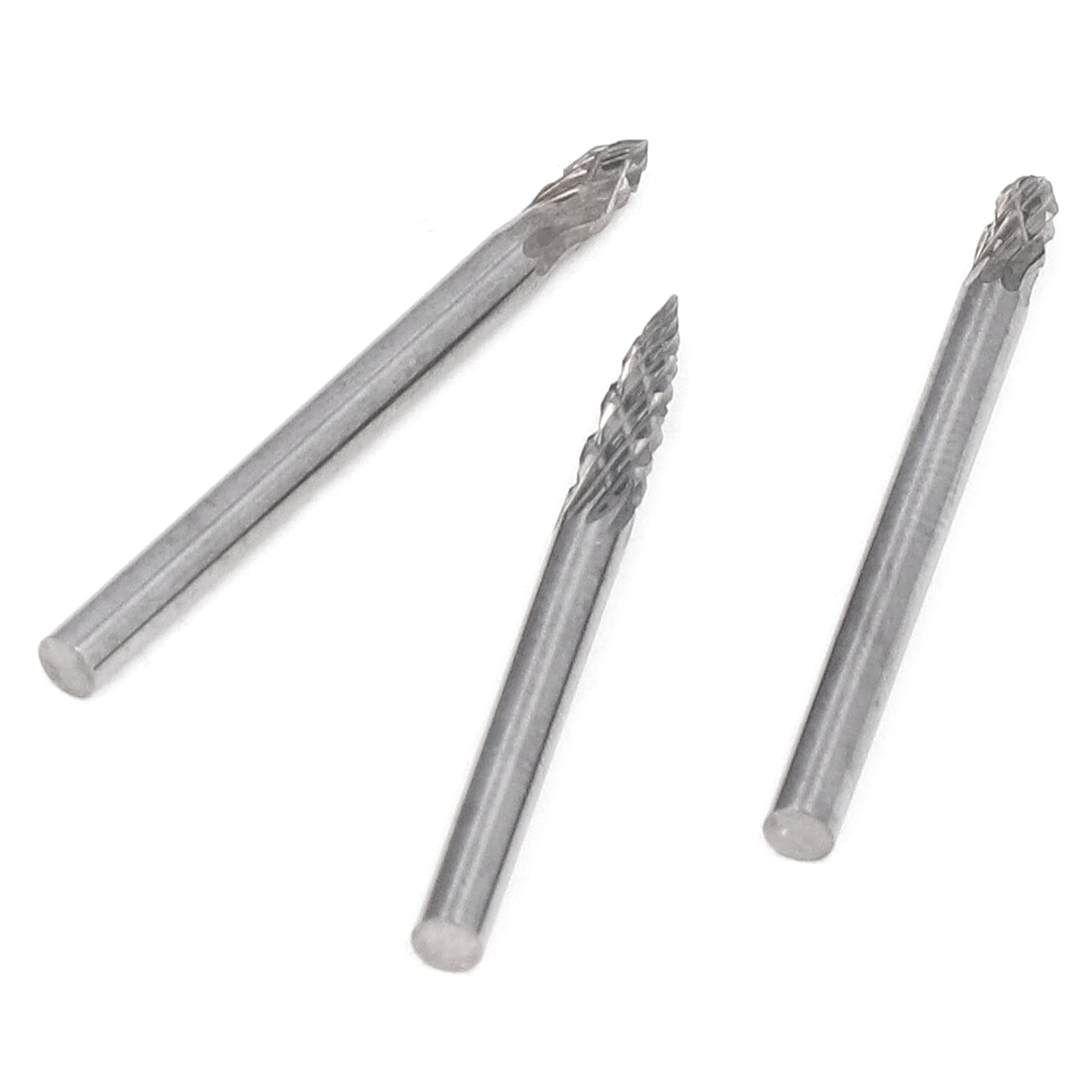 20 PCS SET BURR DE CARBIDE, archivos de rotación de carburo de tungsteno para grabado en madera de metal, patrones de doble corte único, grado profesional con carcasa de al