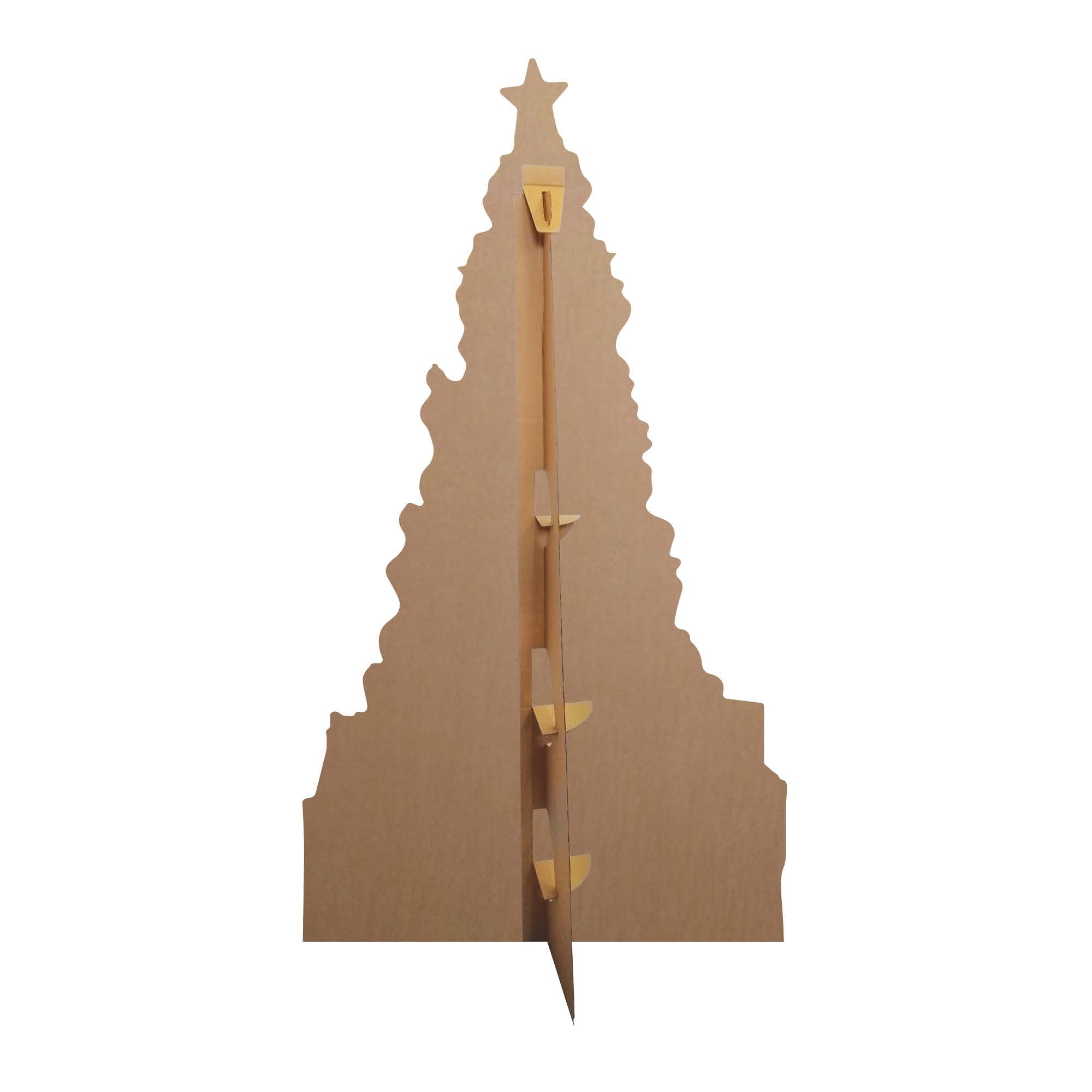 Star Cutouts Ltd SC57 duże wycięcie kartonowe na choinkę idealne do pokoju personelu i biura dekoracje świąteczne, imprezy i wydarzenia, wysokość 178 cm
