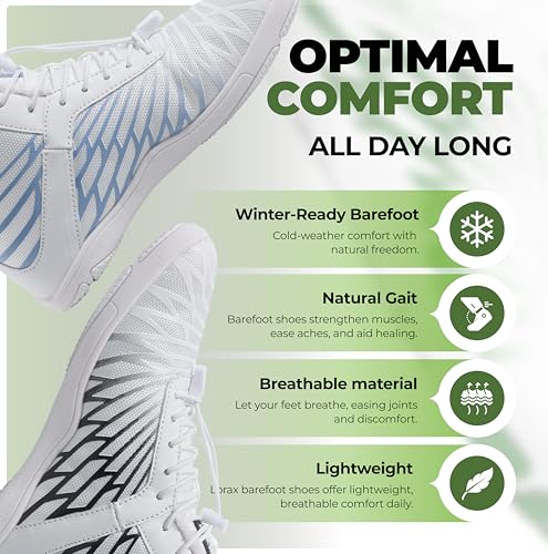 HF Winter Barefoot Boots - Ergonomic Supportive Winter Barefoot Shoes, Zero-Drop Sole, Wide Toe Box Innovative Design Walking Boots Unisex3