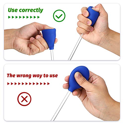 2 Pieces Coral Spot Feeder Tube Long Acrylic Marine Fish Reef Feeding Tool and 2 Pieces Stainless Steel Straight and… - Image 6