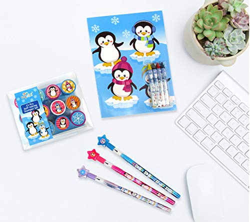 Lápices apilables TINYMILLS 24 pcs pingüinos miniatura 5