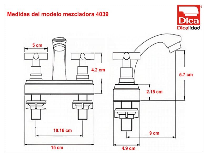 Mejores precios y opiniones de Mezcladora para lavabo urrea favoritos de las personas. 14 Imagen adicional