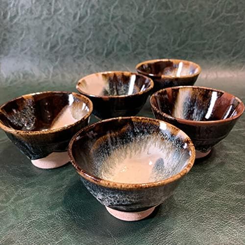 絶品 小代焼中平窯 藁灰釉後手急須 面取 追加サービスで高級湯呑み