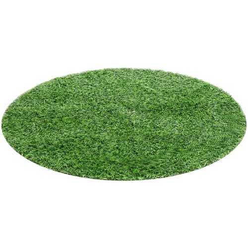 Tapis rond en gazon synthétique 50 cm PLAFOPE pour table