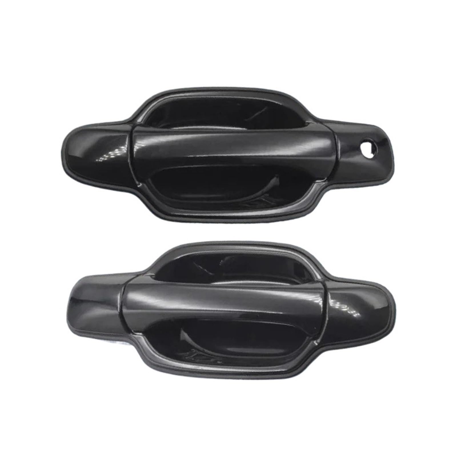 Nokrgqw All Black Left Handle Passenger Outside Handle Door For Isuzu For Dmax 2002-2011 Left Right Front Rear Exterior Door Opening(All Black)