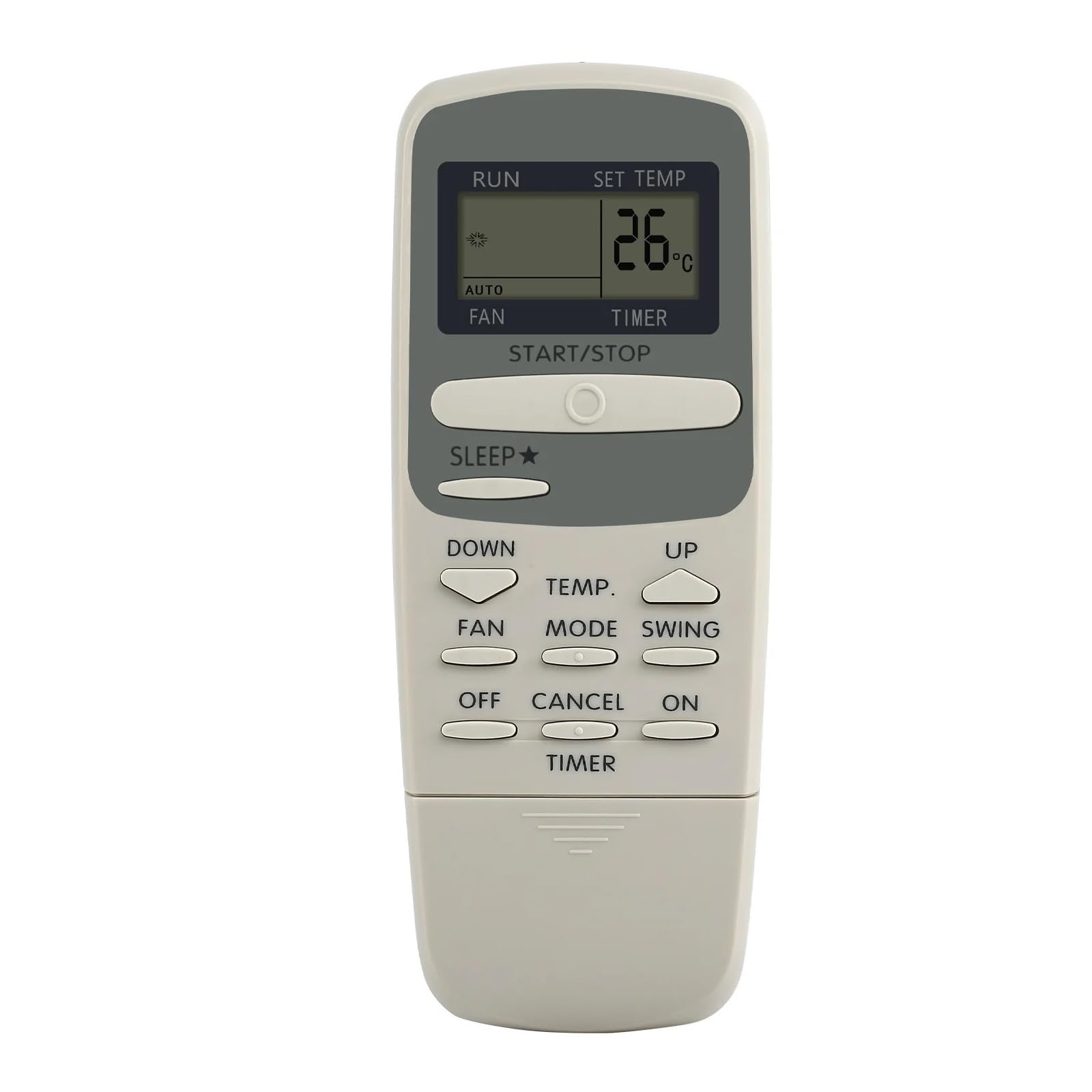 Télécommande climatiseur 0005SR 0007SR avec contrôle précis du mode nuit