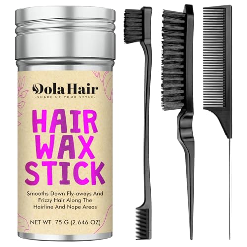 Dolahair Hair Wax Stick - Flyaway Control and Styling Pomade for Kids,...