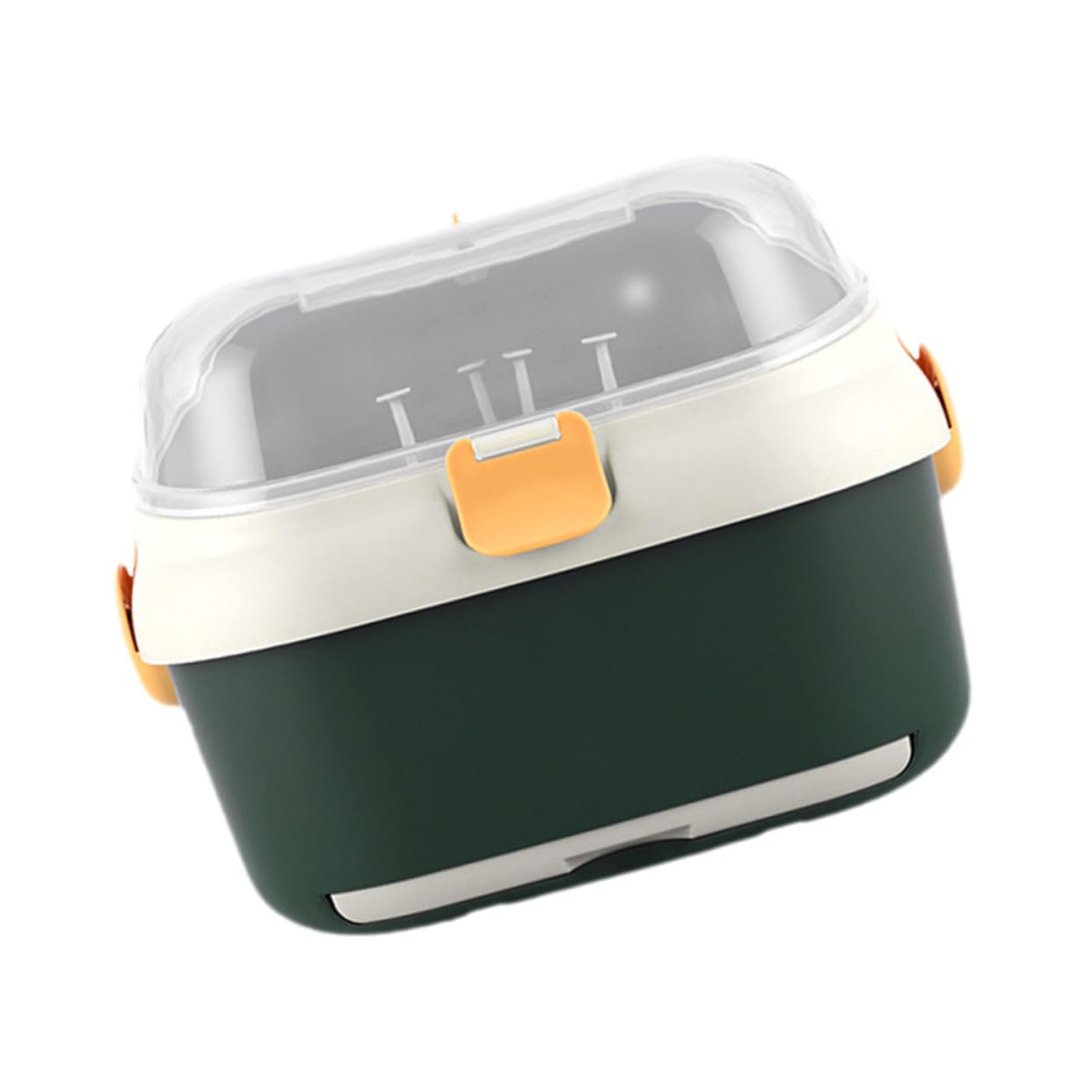 Gatuida Trockenbox Für Babyflaschen Mit Abnehmbarem Halter Großer Aufbewahrungsbehälter Mit Deckel Frei Staubdicht Für Babys Und Reisen