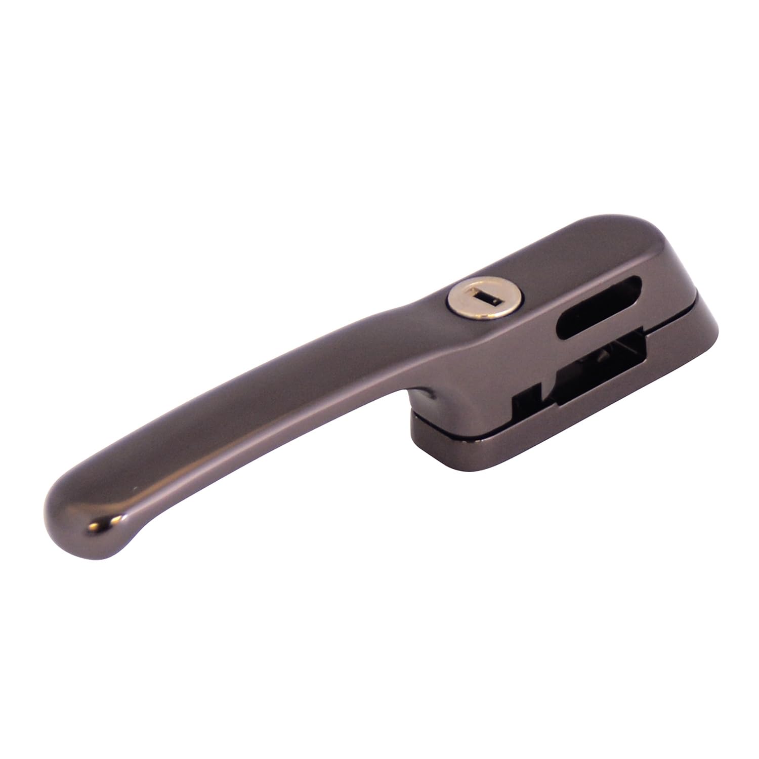 FixRello Locking Casement Window Handle - Secure Timber Window Latch with Key, Screws & Mount - Bronze, 4 Pack - Image 3