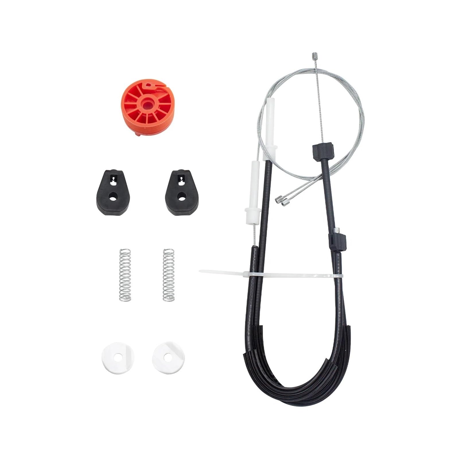 Sauanmnktp Rear Left Set Window Winder Repair Kit For Megane Ii Cabriolet 2002-2010 Rear Left Window Regulator Repair Kit