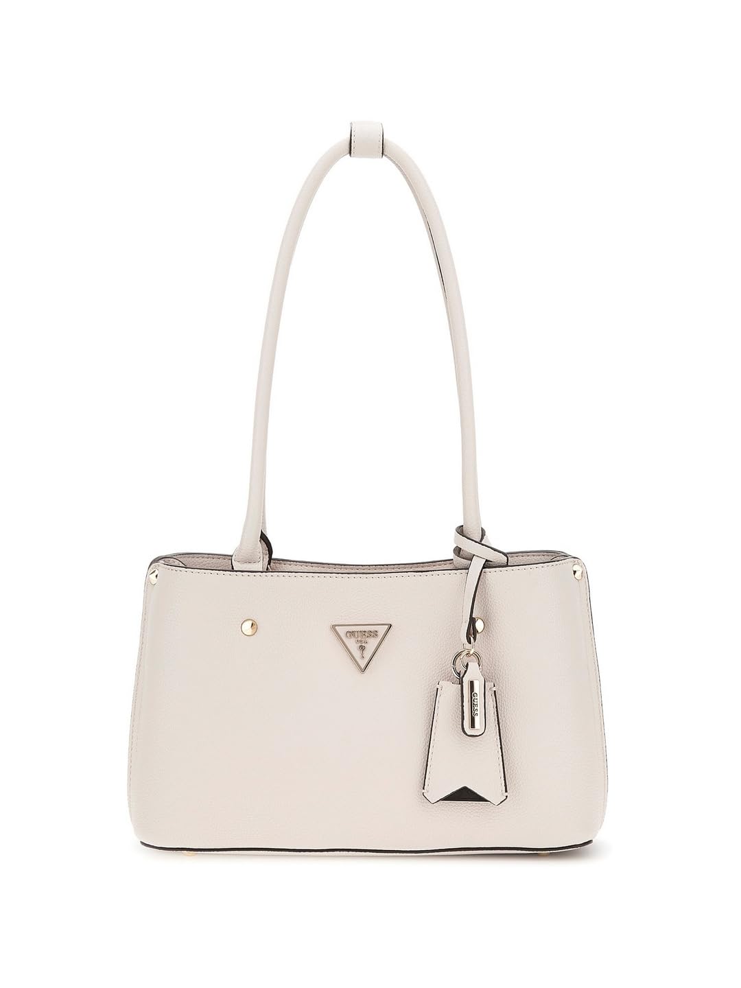 Guess Meridian II Schultertasche – PU, 29 cm, weiss