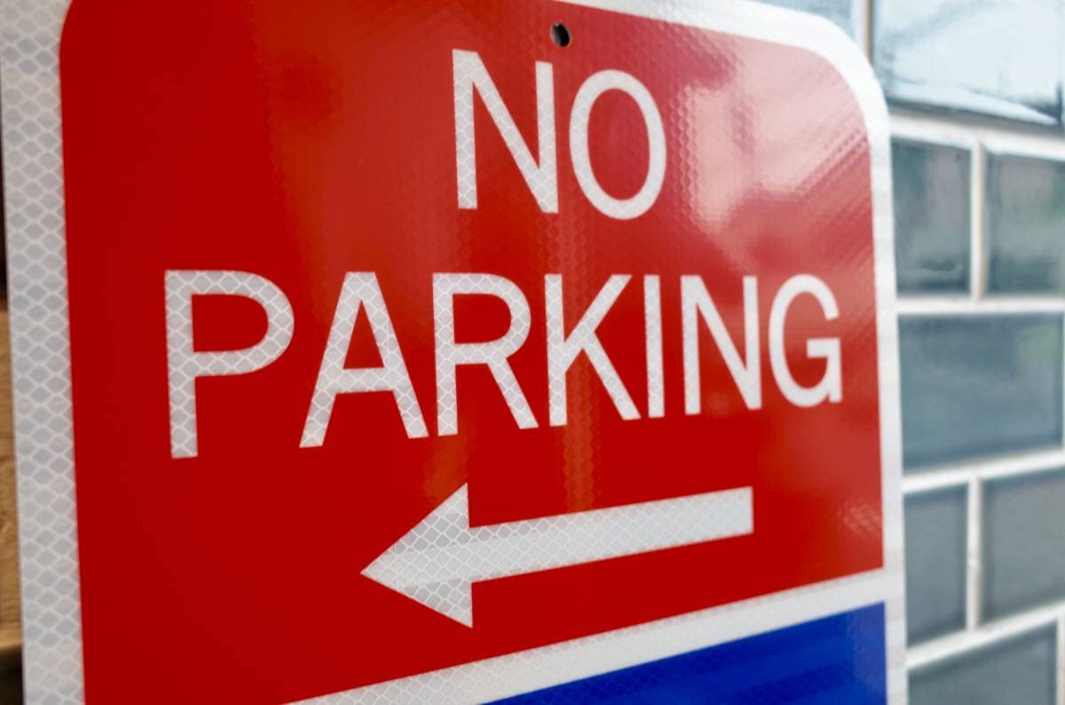 Amazon.co.jp: トラフィックサイン BUS バス NO PARKING リフレクター 